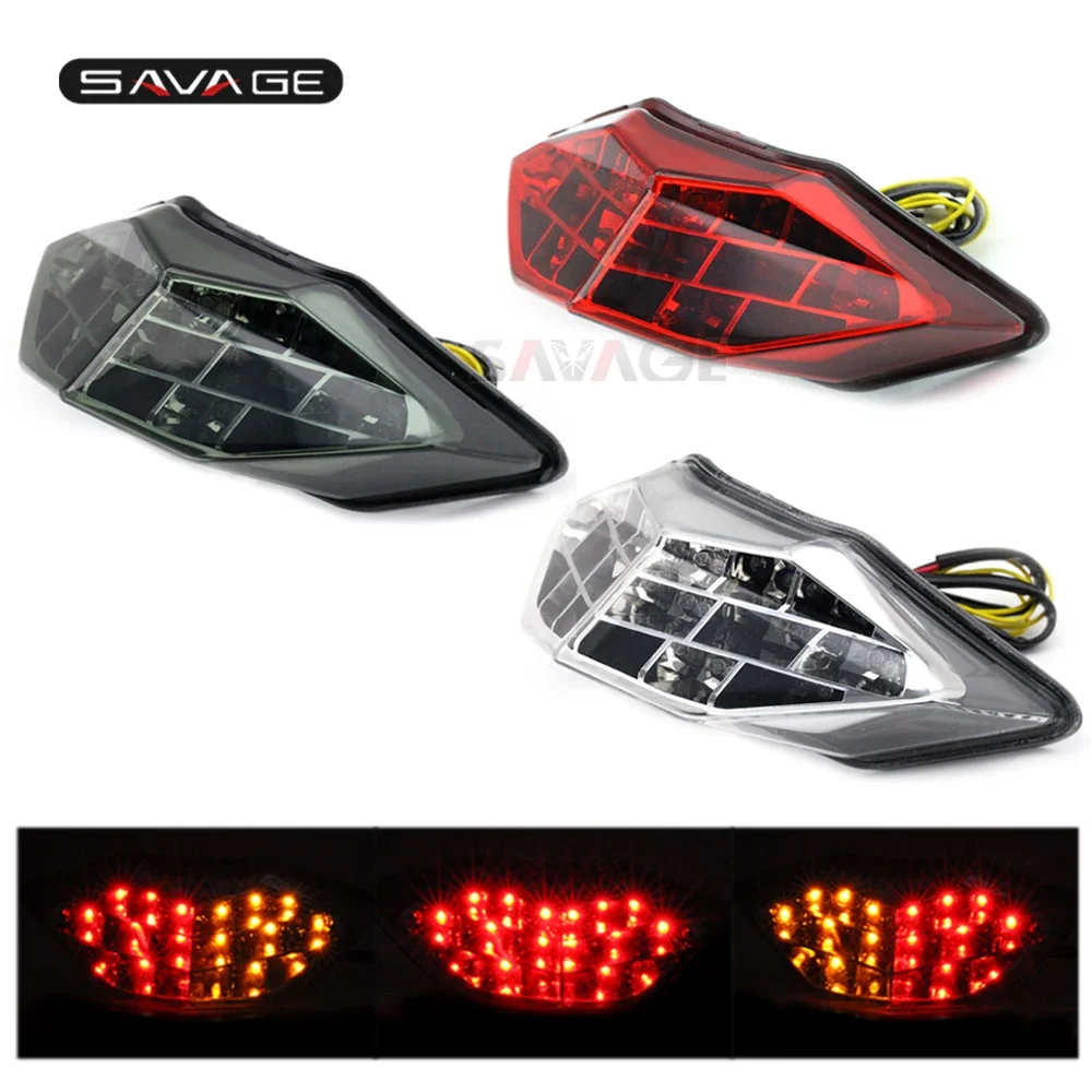 LED Tail Brake Light Turn Signal For KAWASAKI Z250 Z300 NINJA 250/300 2013-2018 14 16 17 Motorcycle Integrated Stop Blinker Lamp