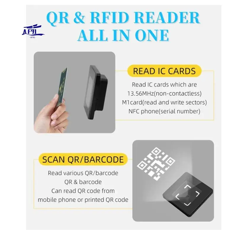 

AF91-M350 Access Control QR Code Reader