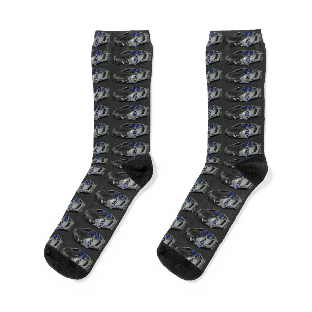 Lamborghini Aventador SVJ Socks gym halloween men cotton high quality Girl'S Socks Men's