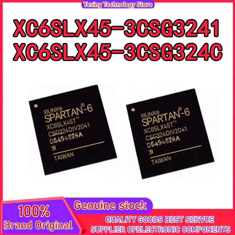 XC6SLX45-3CSG324C XC6SLX45-3CSG324I Original and authentic programmable logic device (CPLD/FPGA) chip. Package BGA-324