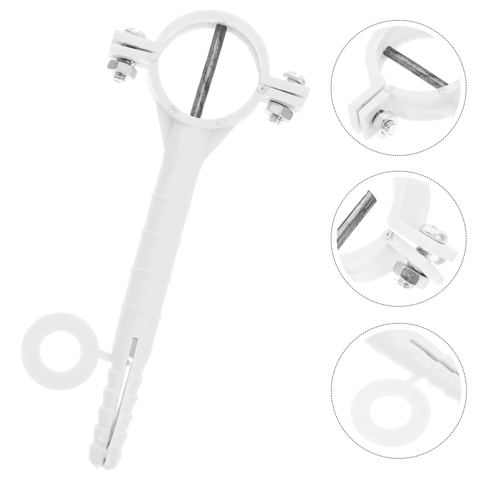 20Pcs Hose Clamps Stainless Steel Mini Pipe Clamp for Automotive Fuel Injection Line Tube Fastening Small Diameter Hose Clip