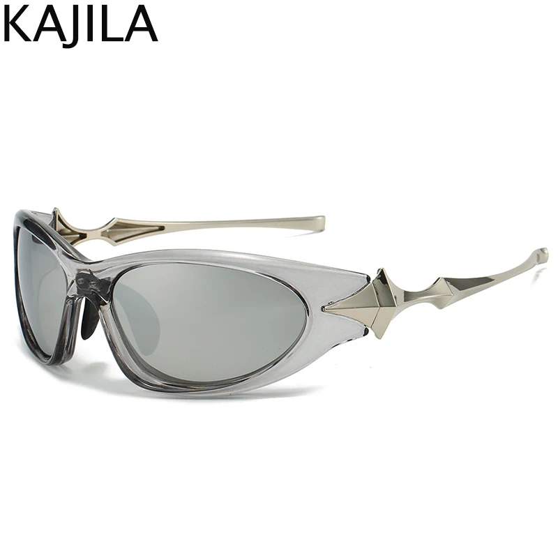 kajila Steampunk Cat Eye Sunglasses Black 3