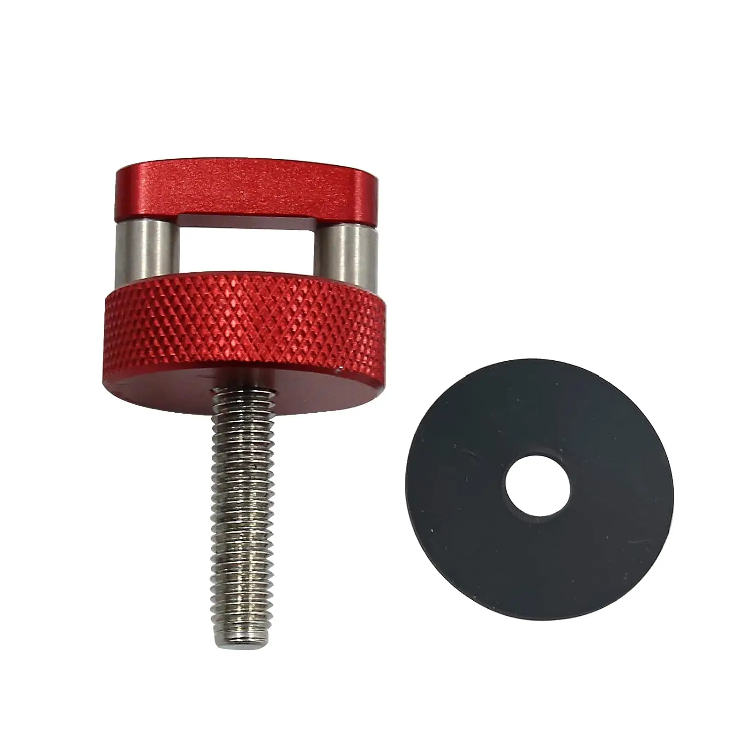 6X Aluminum Hard Top Quick Removal Fastener Thumb Screw For 2007-2018 Jeep Wrangler JK 2DR And Unlimited 4DR