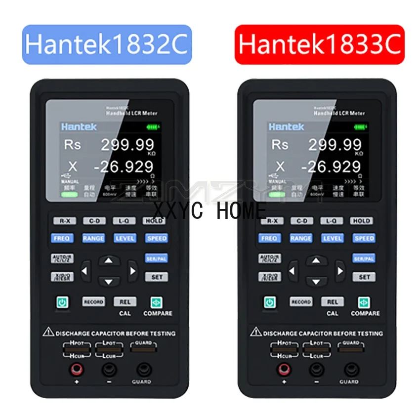 Hantek Digital LCR Meter 1832C / 1833C Handheld Portable Bridge LCR Inductance Capacitance and Resistance Measuring Tester Tools