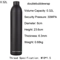 0.32L Flat Bottle