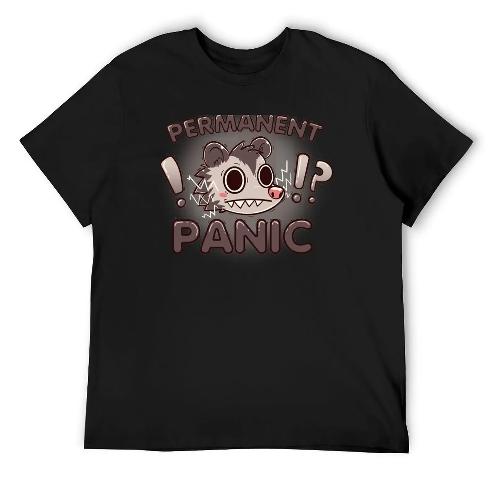 Permanent Panic Opossum T-Shirt cute clothes cheap stuff anime figures graphics T-shirt men