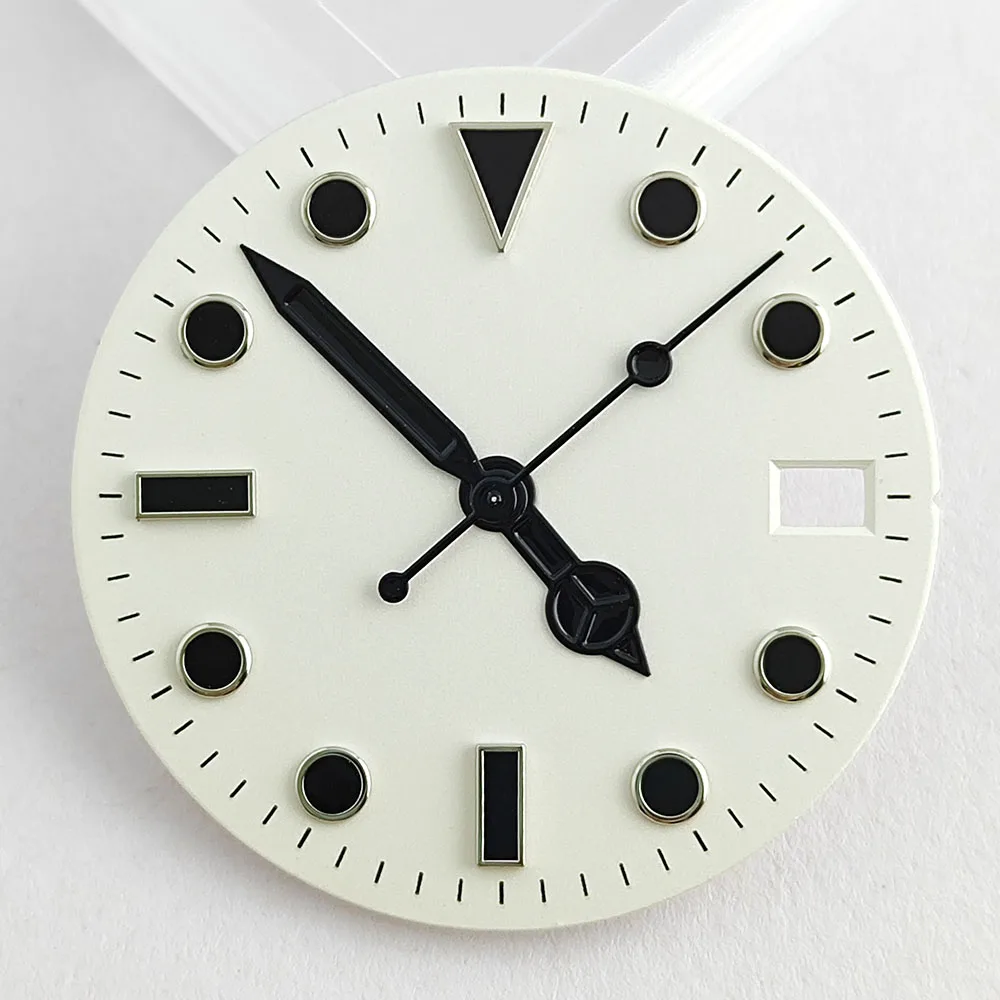 قرص ساعة NH35 عالي الجودة 28.5 ملم غير مضيء مناسب لملحقات ساعة الحركة NH35 NH36