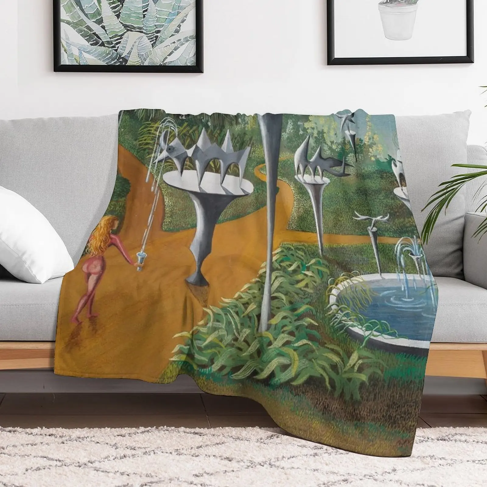 Tiforal, by Remedios Varo Throw Blanket Sofa Quilt wednesday Baby Plaid on the sofa Blankets