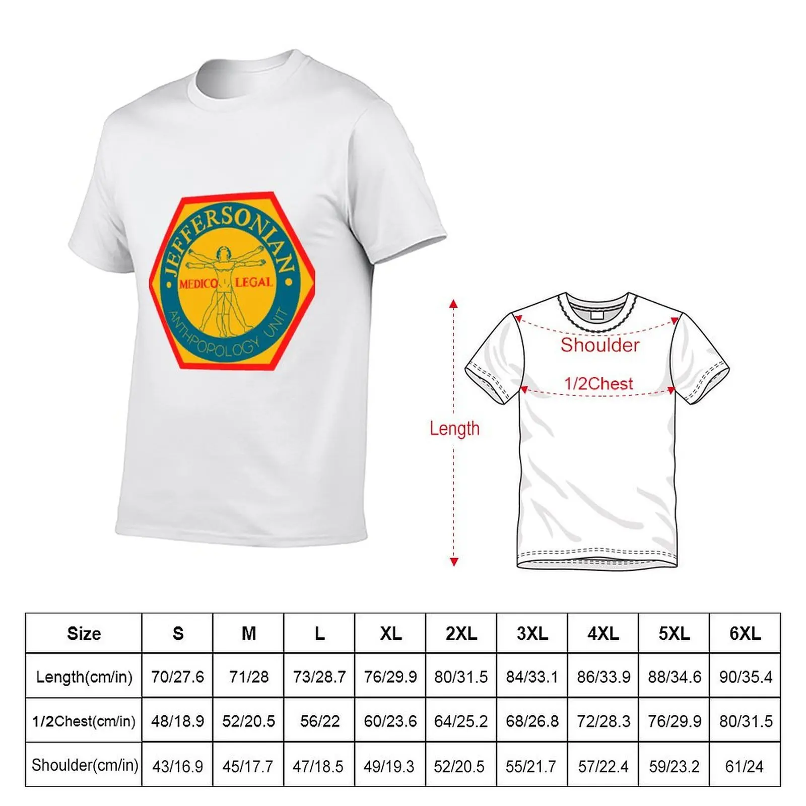 Jeffersonian Badge. T-Shirt plus size tops new gifts and t-shirts outfits for men