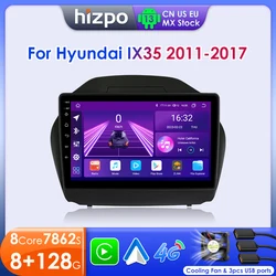 Hizpo Car Radio For Hyundai Tucson 2 IX35 2011 - 2017 Wireless CarPlay Android Auto Intelligent Systems No 2 din 2din DVD GPS 4G