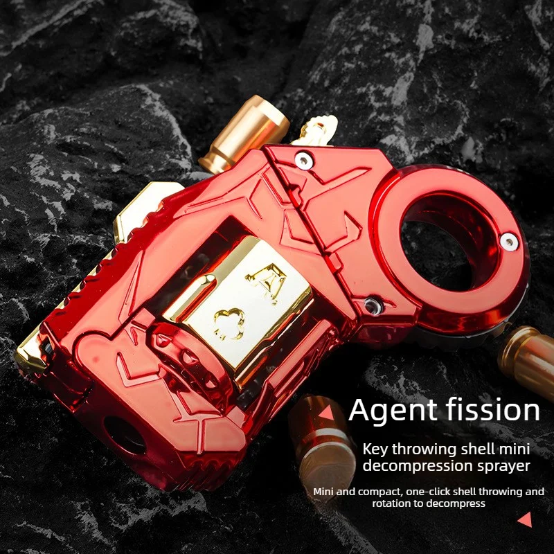 EDC Metal Alloy Creative Shell Ejecting Fidget Toy Stress Relief Model Popular Gift view 2