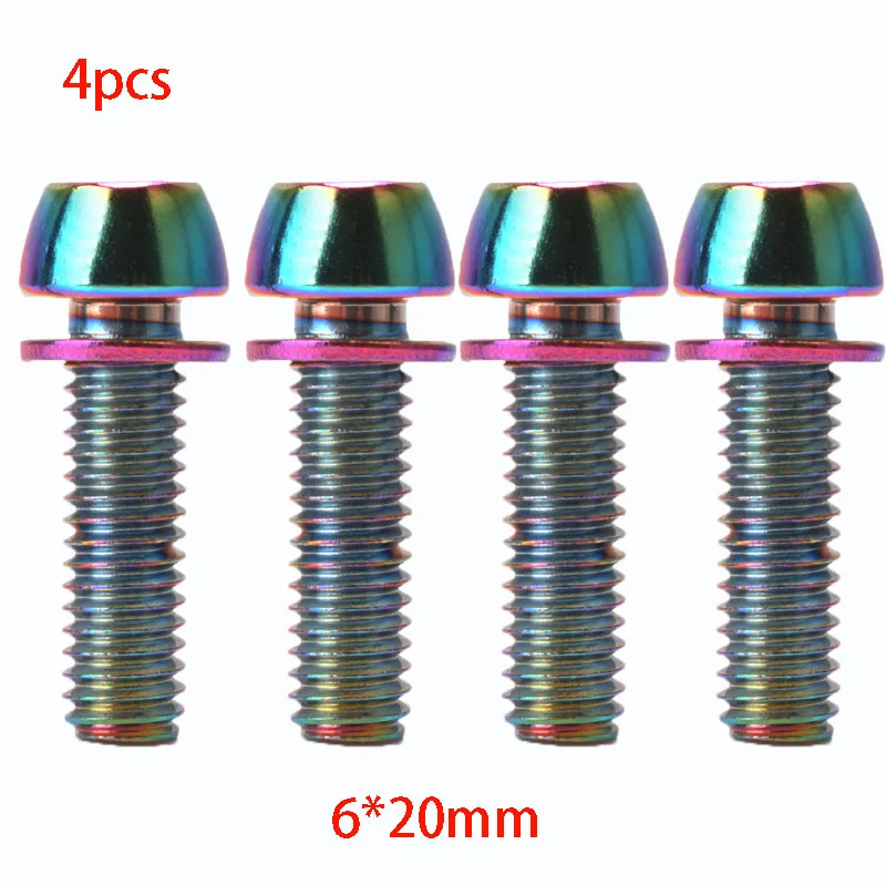 Bicycle Handlebar Pole Screw m5*20/6*20mm Mountain Bike Pole Pipe Screw Accessories Bicycle Upgrade Riding Accessories image 3