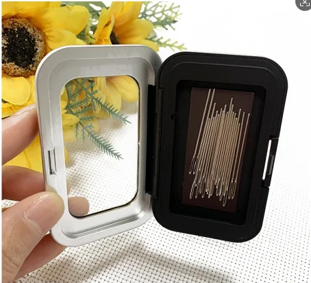 VIE LENTE Magnetic needle suction box sewing tool accessories rectangular sewing tool accessories  sewing kit  cross stitch