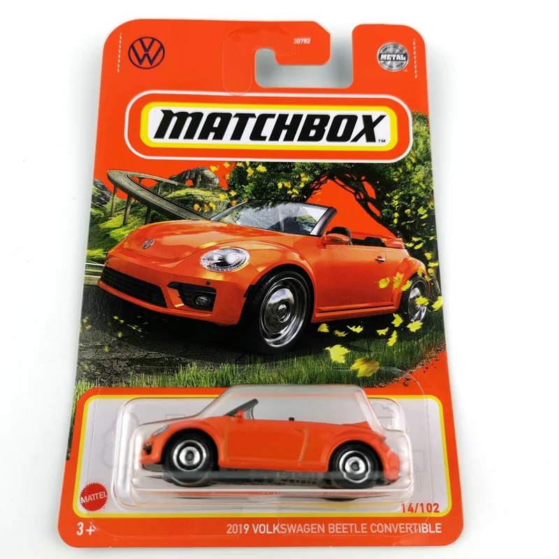 2023 Matchbox Cars 2019 VOLKSWAGEN BEETLE CONVERTIBLE  1/64 Die-cast Model Car Toy Vehicles