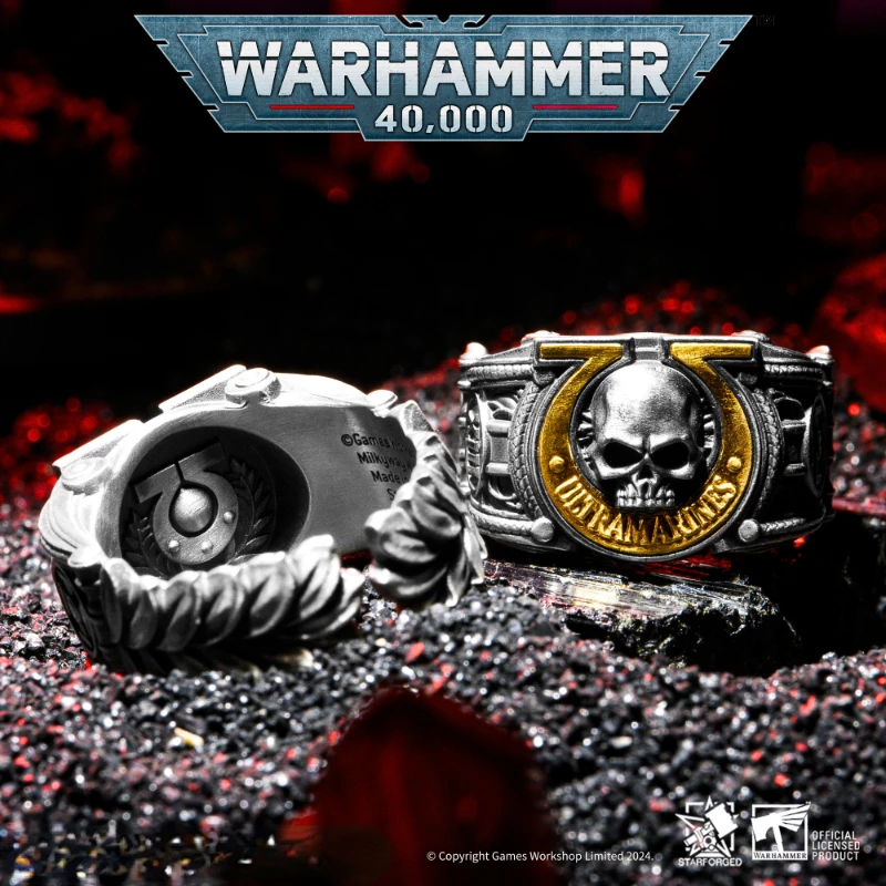 StarForged Star Forged Warhammer 40K Peripheral U Group Ultraama Honor Emblem Ring Game Peripheral Products