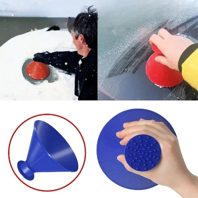 Car Window Windshield Magic Ice ScraperOil Funnel Snow Removal Shovel Ice Pick Tool Winter Ice Scraping Accessories