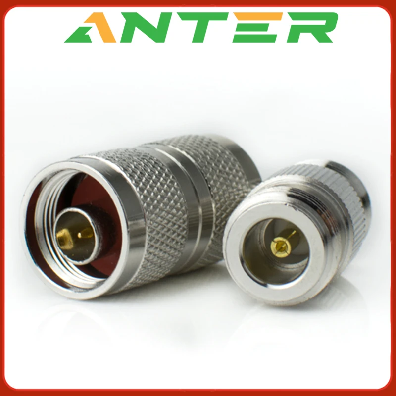 Connector N Female to N Female Jack In Series RF Coaxial Adapter N Male Plug to N Male Plug Straight RF Coaxial Adapter