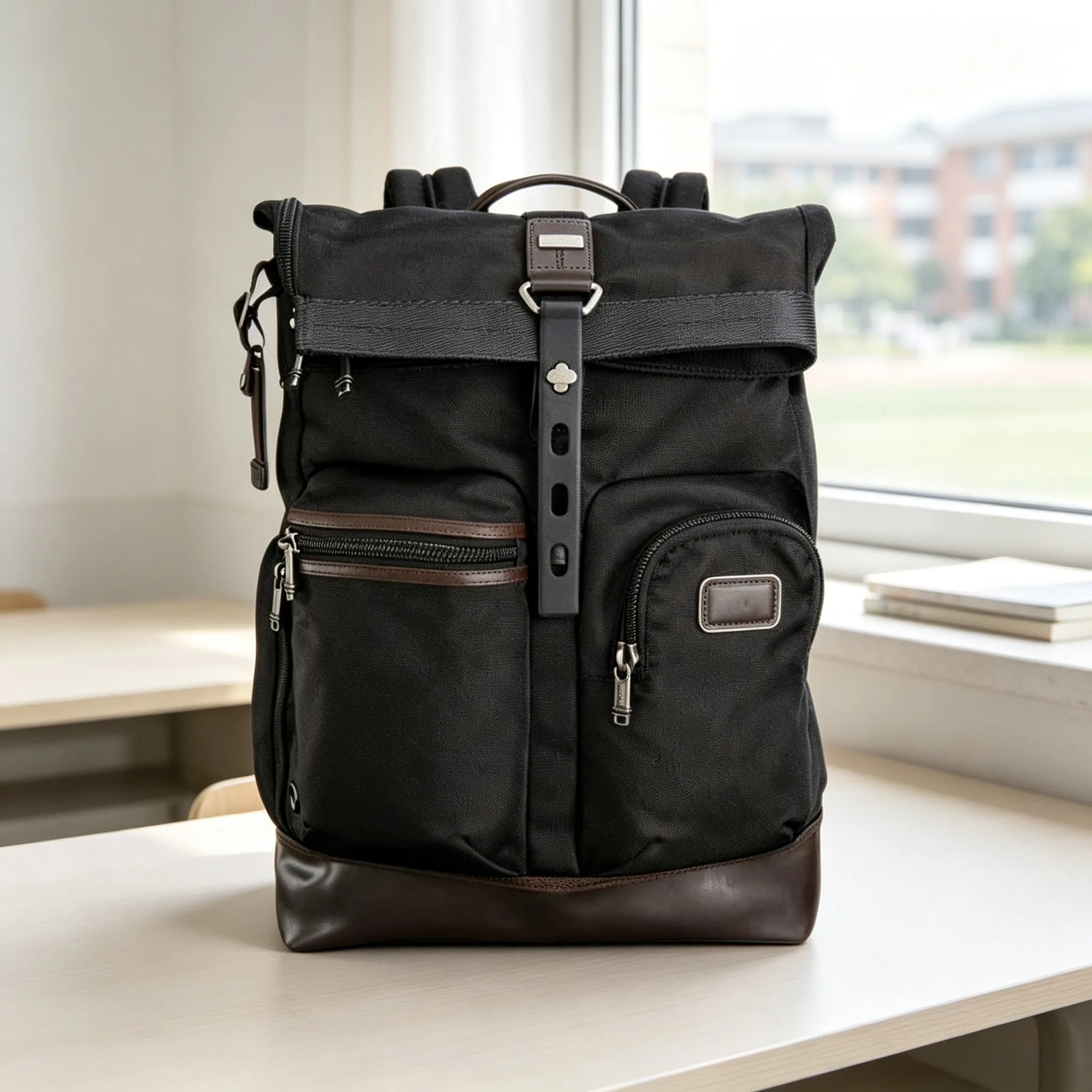 Business Casual Multi-pocket Backpack for Men, Trendy & Fashion Unique Rucksack