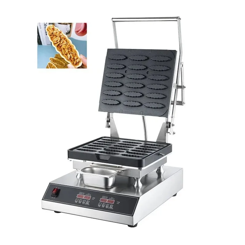 

Snack Food Non-stick Tart Machine Tarlet Maker Iron Baker Boat Shape Tart Maker Pineapple Tart Making Machine