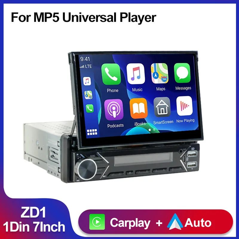 7 "Android Auto Wireless Carplay MP5-Player Autoradio Universal GPS Navigation Auto Multimedia