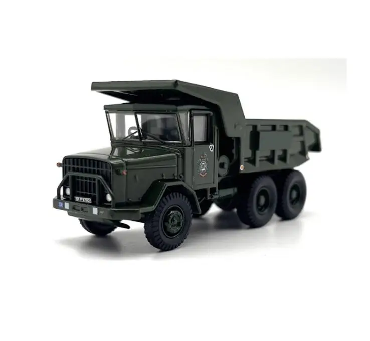 

1/76 OO Scale Alloy Car Dump Truck Bronze Green Car Scene Miniature Collection Sand Table Landscape