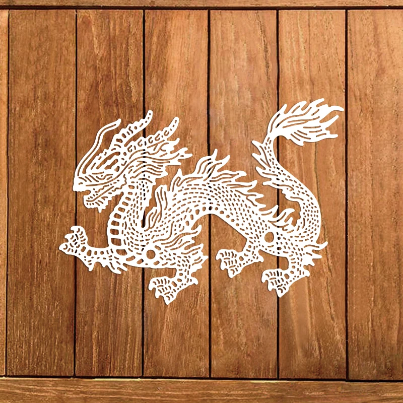 Chinesische drachen metall schneiden stirbt tier cut sterben form für diy scrapbooking papier karten, der handwerk 2022 stanzlinge