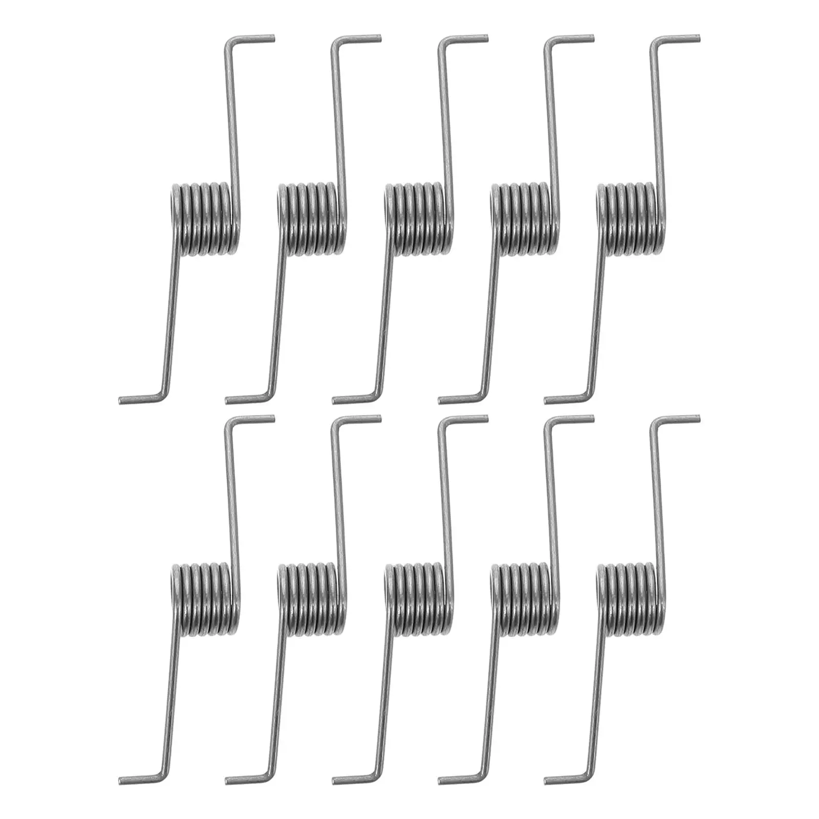10Pcs Trash Can Torsional Spring High Durability Replacement Mechanism for Household Outdoor Garbage Bin Lid Opening