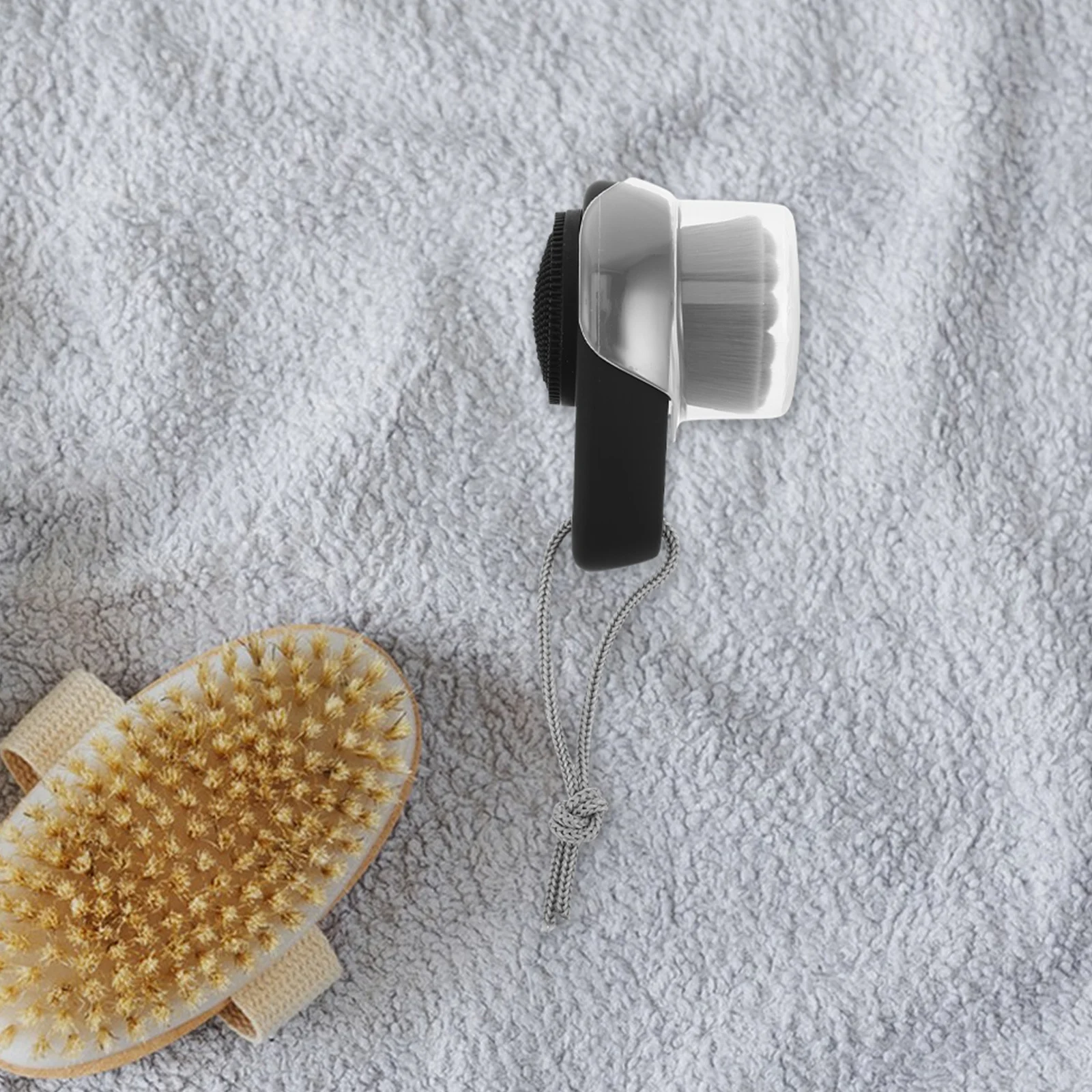 Dual-Sided Silicone Facial Pore Brush Soft Exfoliating Face Scrubber Deep Cleansing Massage Tool for Skin Care