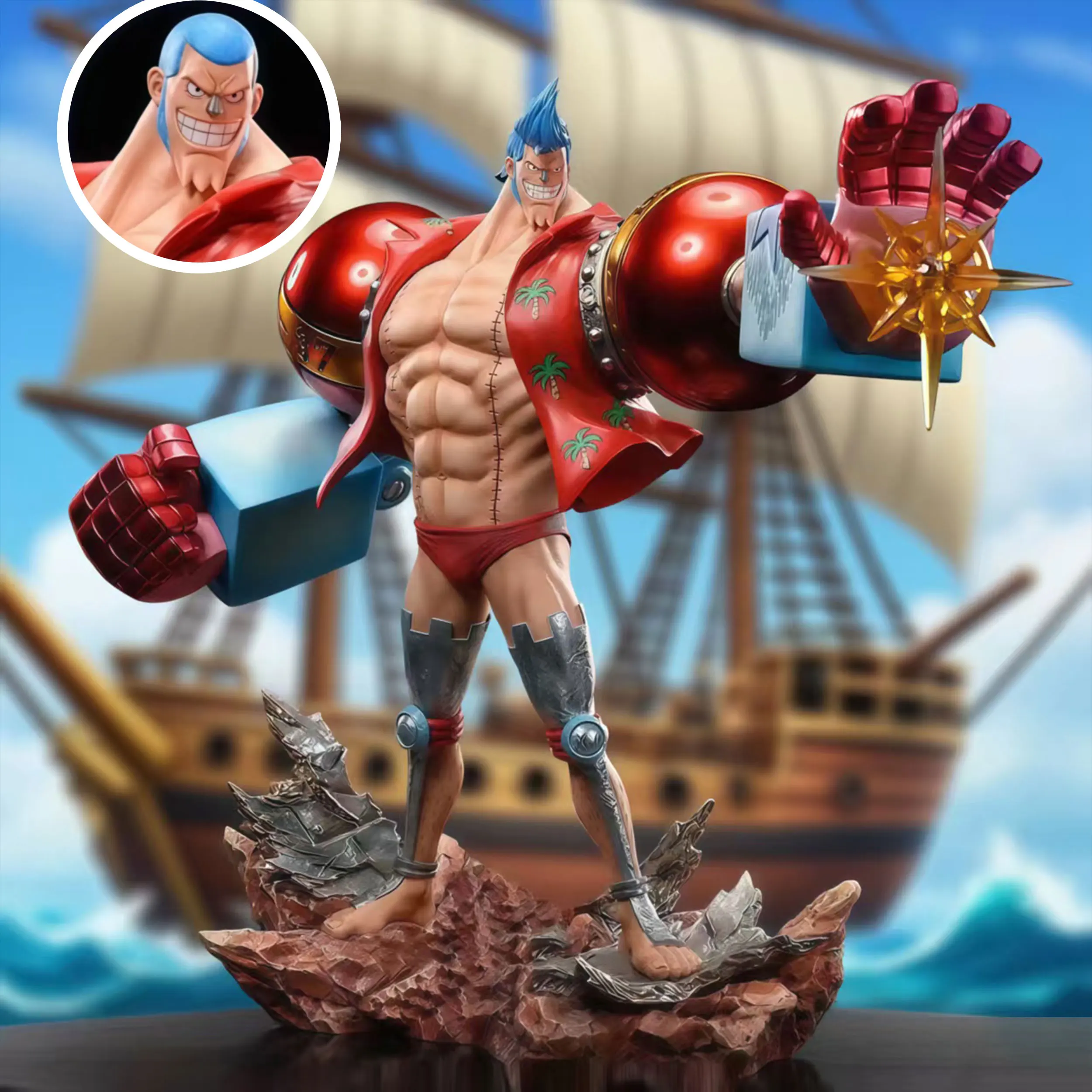 

В наличии One Piece Franky Аниме Фигурка 28 см Post Timeskip Franky Laser Beam Attack Фигурка Настольный Декор Фигурка Игрушка Подарок