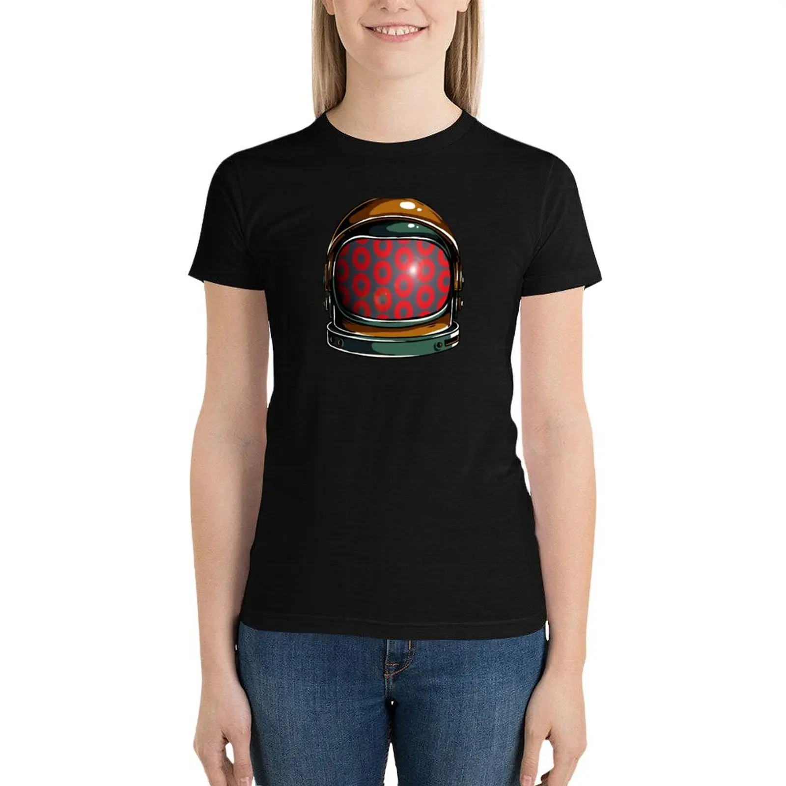 

Phish Donut Astronaut T-Shirt Female clothing lady clothes cute clothes Woman fashion