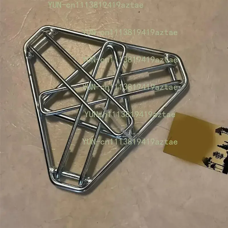 Stainless Steels Campfires Rack Portable Folding Camping Pans Holder Rack Hiking Backpacking Pans Tripod Stand Enduring