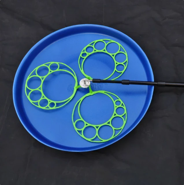 3/4/5 Heads Full Star Long Bubble Ring, Bubble Show Props for Stage Performance