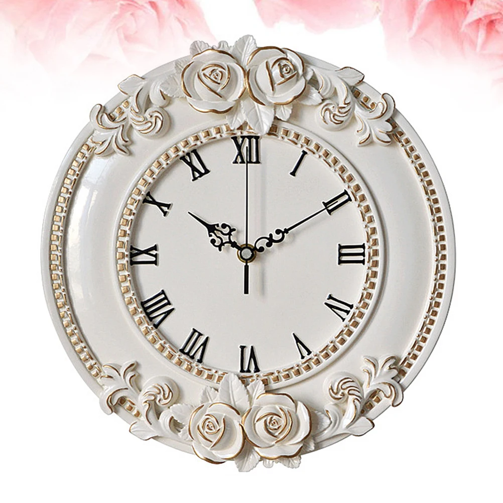 

Art Clock Wall for Bedroom Hanging Decor Home Modern Quiet Decorative Clocks European Style