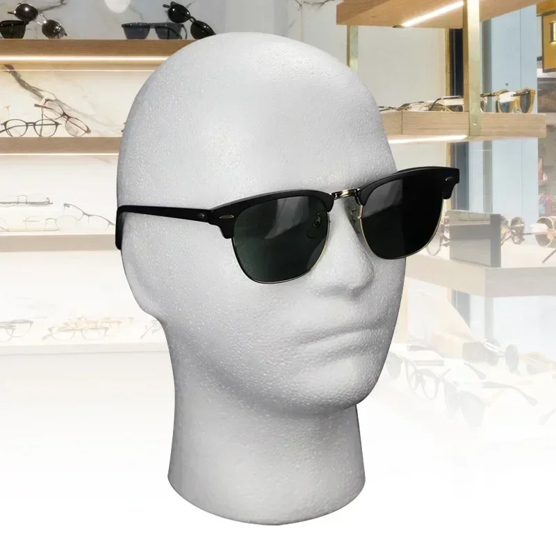 1PCS New Female Styrofoam Foam Mannequin Manikin Head Model Hat Glasses Display Foam Head Model Hat Wig Display Stand Rack