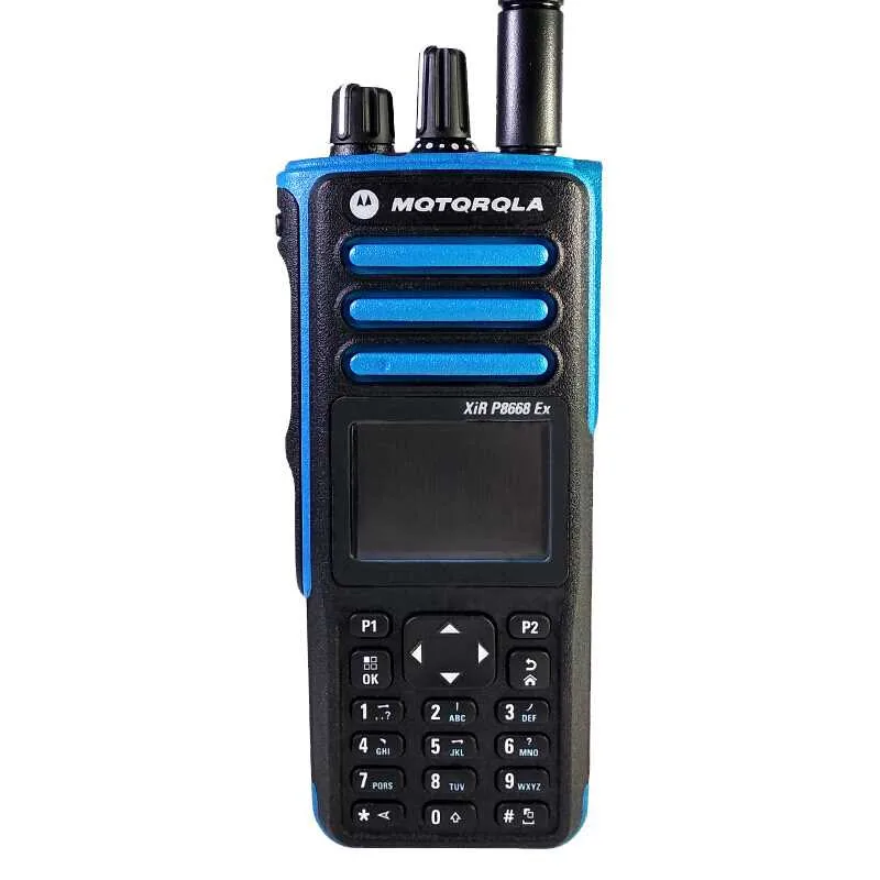 

mot orola Dp4801ex Xir P8668ex Dmr Digital Two-Way Radio VHF UHF Portable Hydrogen Grade Explosion-Proof Walkie-Talkie Long Rang
