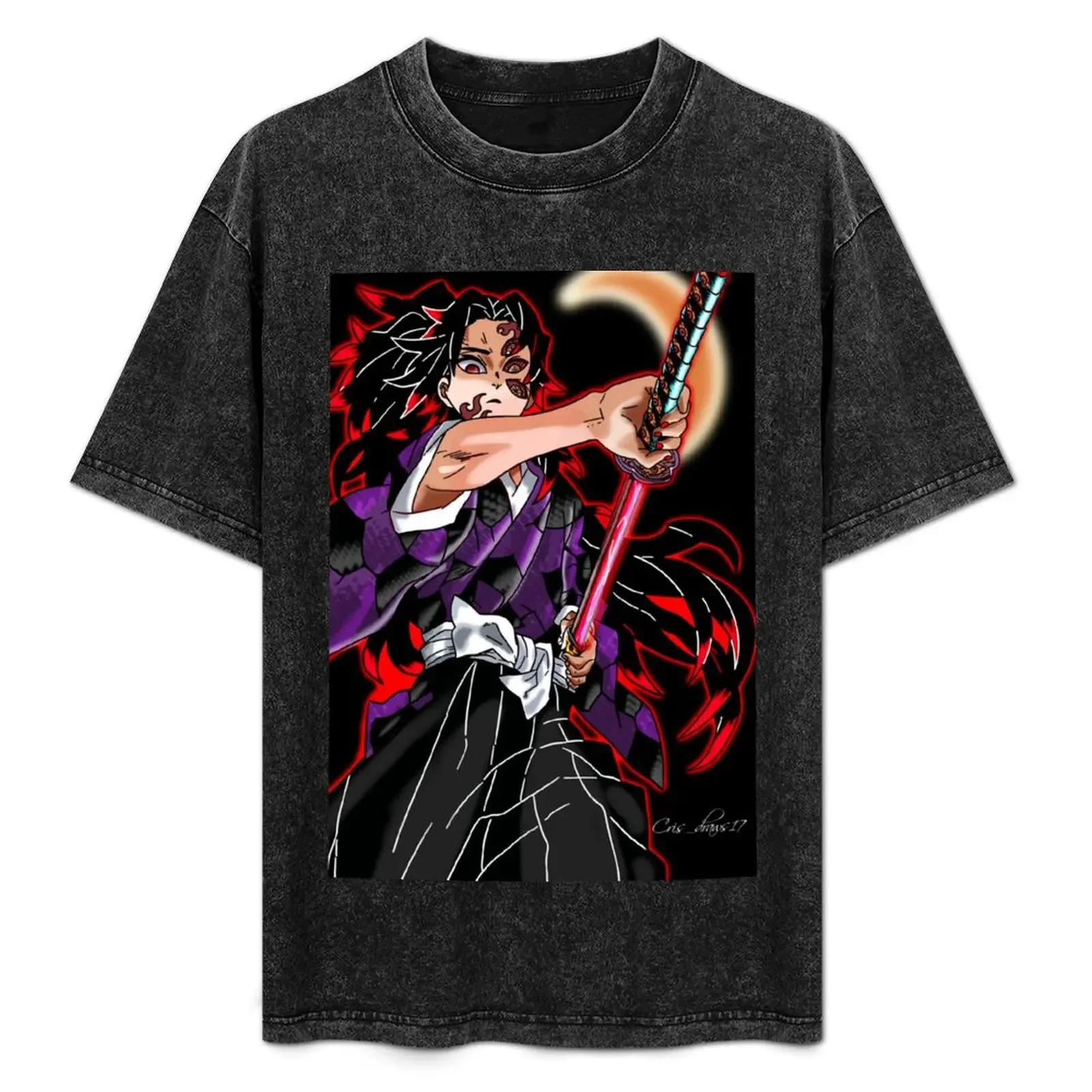 

kokushibo Human/demon form T-Shirt korean fashion cute tops clothes black t shirts for men