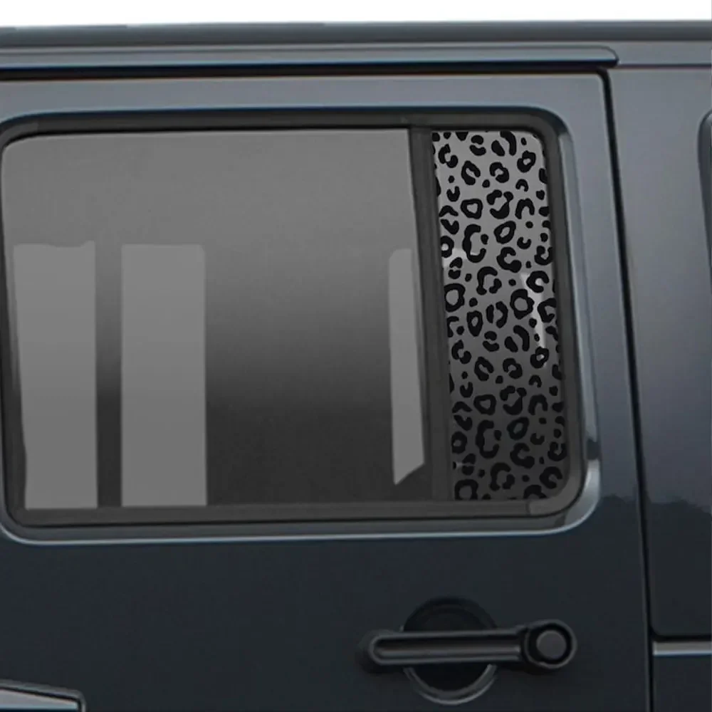

Leopard Print Car Stickers Pattern Side Window Outdoor Sticker Suitable for Jeep External Accessories Pvc Vinyl Decals