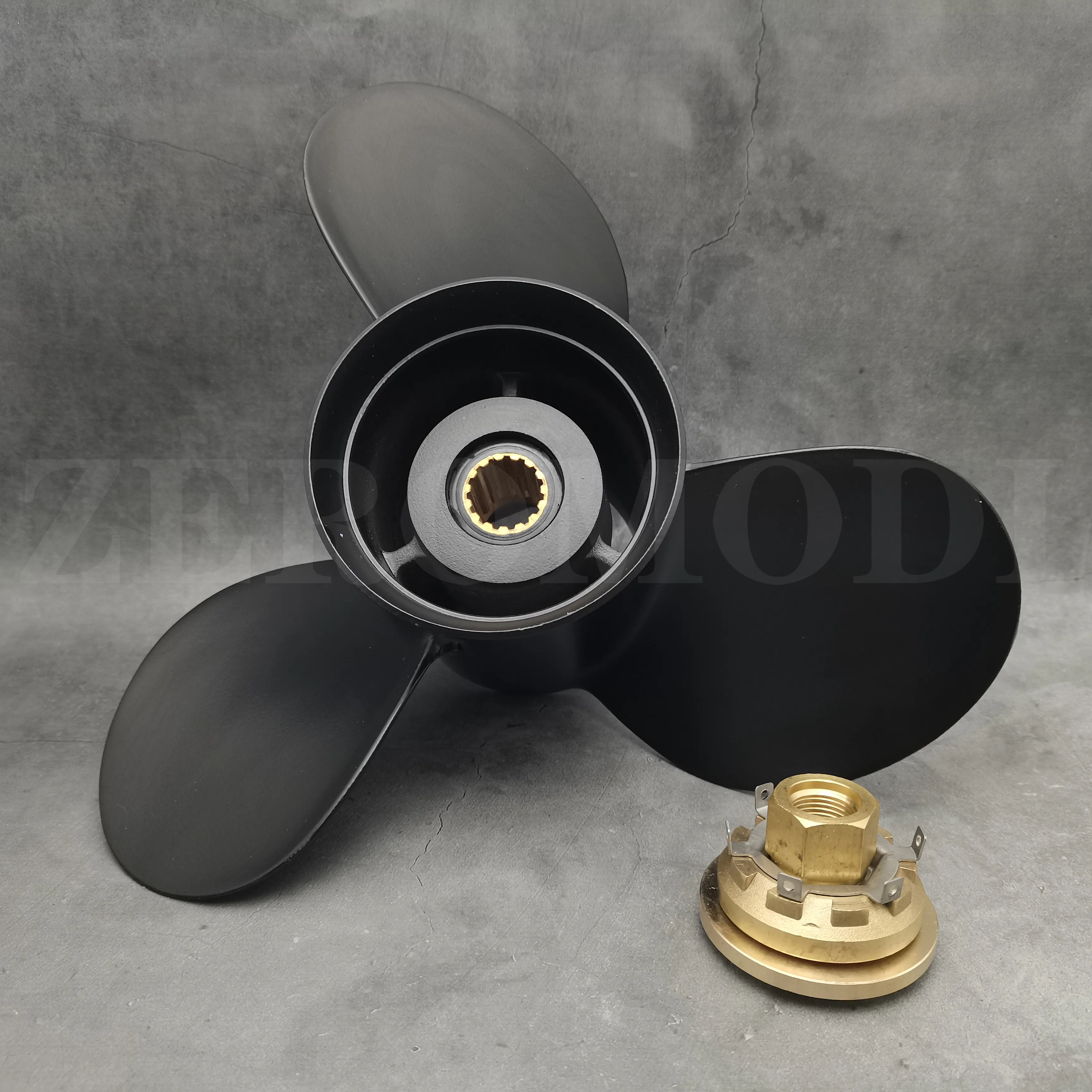 Black Aluminum Alloy Outboard Propeller Motor 13x19 for Mercury 40-140HP 48-77346A45 Engine Vehicle Boat Parts Accessories