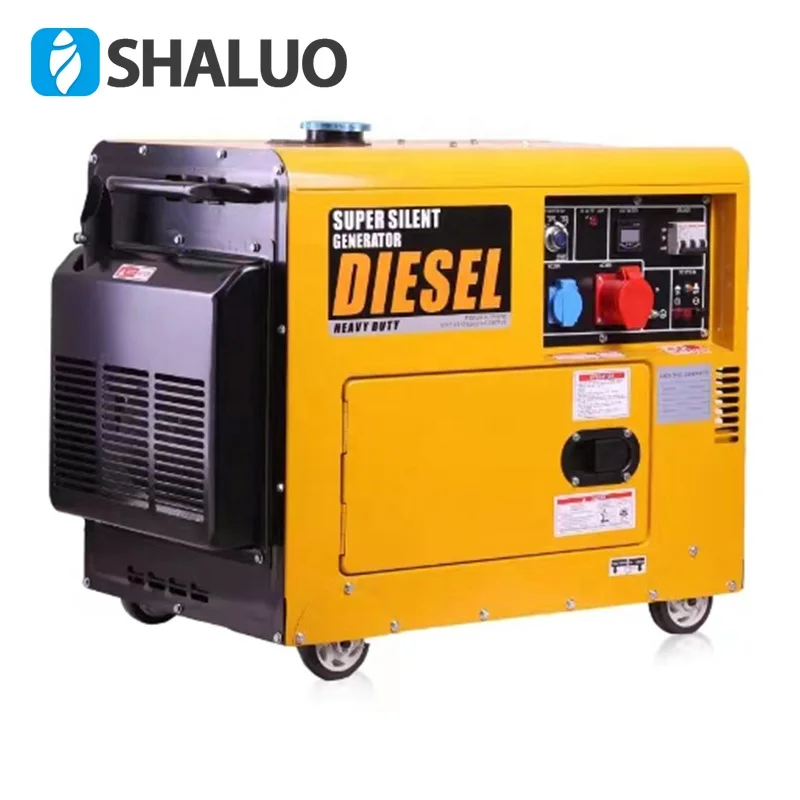 3kw 4.6kw 5kw 5.5kw 6kw 6.5kw 7kw 7.5kw 8kw 8.5kw air Cooled 5kva 10kva Single 3 Phase Silent diesel Generator Sets