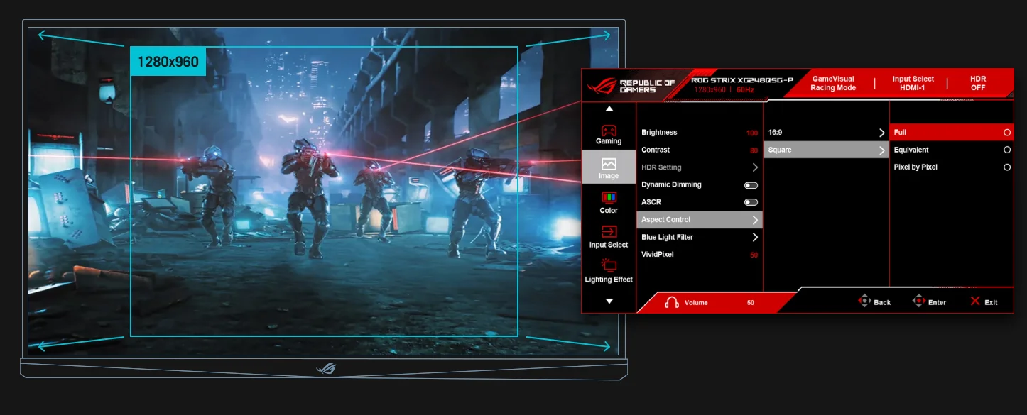 Rog strix ace XG248QSG-P 24.1 polegadas 0.7ms 1k 610hz tela taxa de atualização monitor fps para jogos hdr10 tn display hdmi + dp + usb TYPE-C