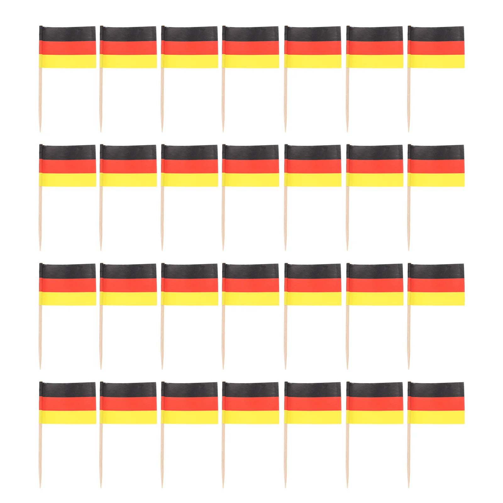 

100Pcs Flag Cupcake Topper Unique Cake Toppers Sticks for Desserts Fruits Party Snacks Joyful Decoration Supplies