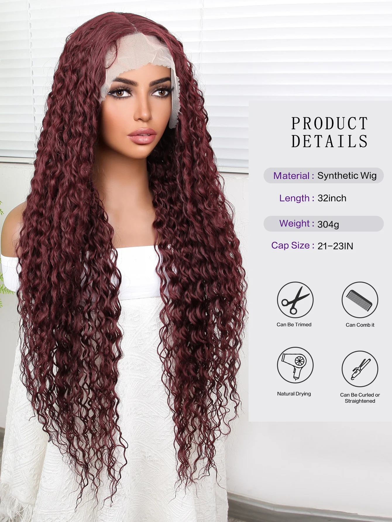 13*4.5 Lace Front Wigs Perfect for Any Occasion 32inch 180 Density Synthetic Wig  Long Curly Wig brown gold Ombre Blonde