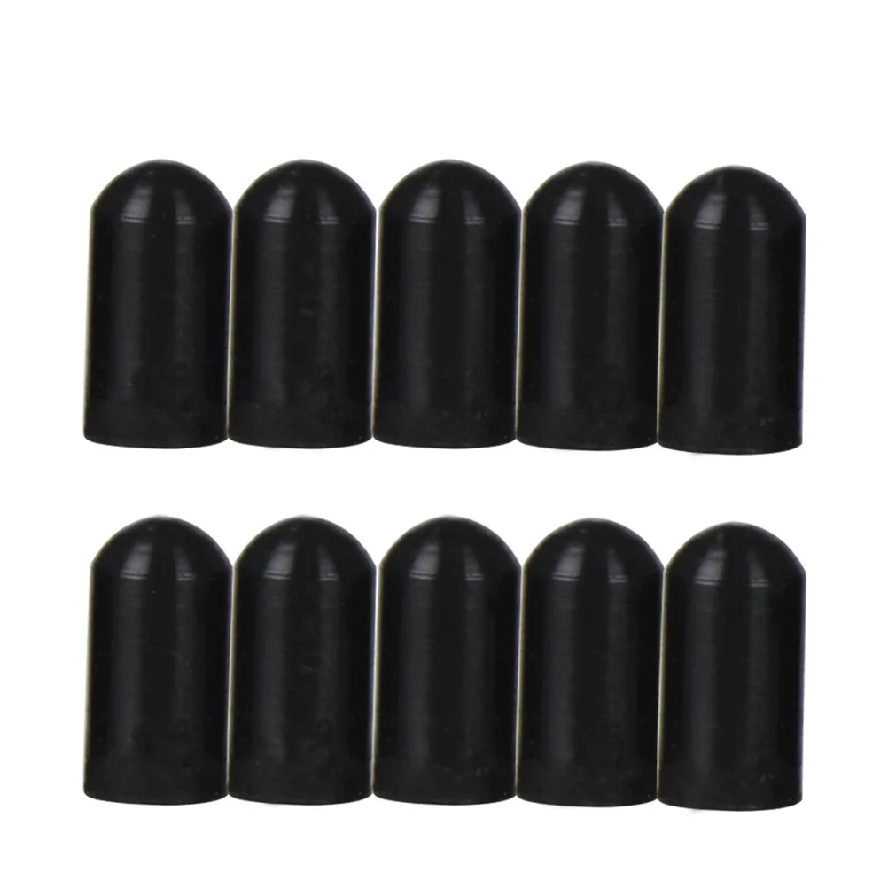 

10 Pcs Drumstick Protectors Cover Silicone Practice Tip Silent Drumsticks Protector Head Cue Flexible Durable Quality