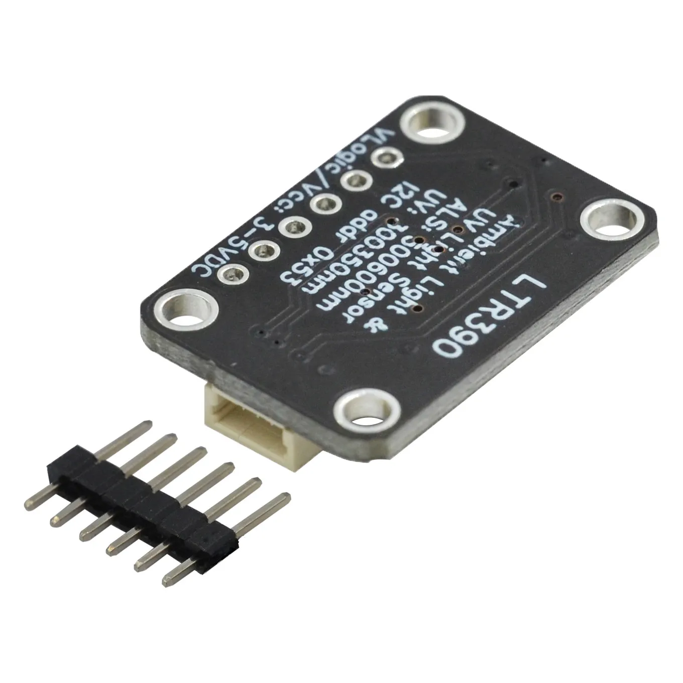 Sensor Cahaya UV Gravity LTR390 280nm hingga 430nm Mendukung I2C UART 3.3V atau 5V untuk Deteksi Intensitas Cahaya dan Percobaan Cuaca