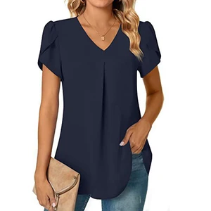 Sexy Bluse mit Faltenhal 10 Hauptverkaufsbluse Malhar - №5