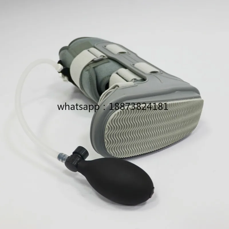 Andador Kangda Aircast ajustable de aleación de aluminio negro, clase I, suministros de terapia de rehabilitación, tallas SML, sin ruedas, envío rápido