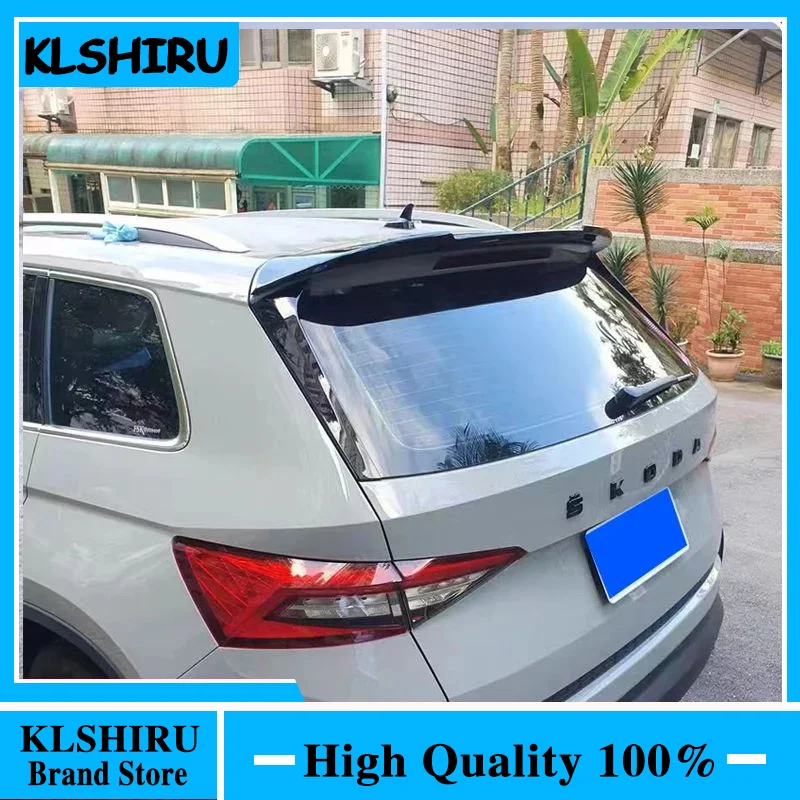 Fit For Skoda Kodiaq 2017 2018 2019 New ABS Plastic External Rear Spoiler Wing Trunk Boot Tail Wing Spoiler Car Accessories