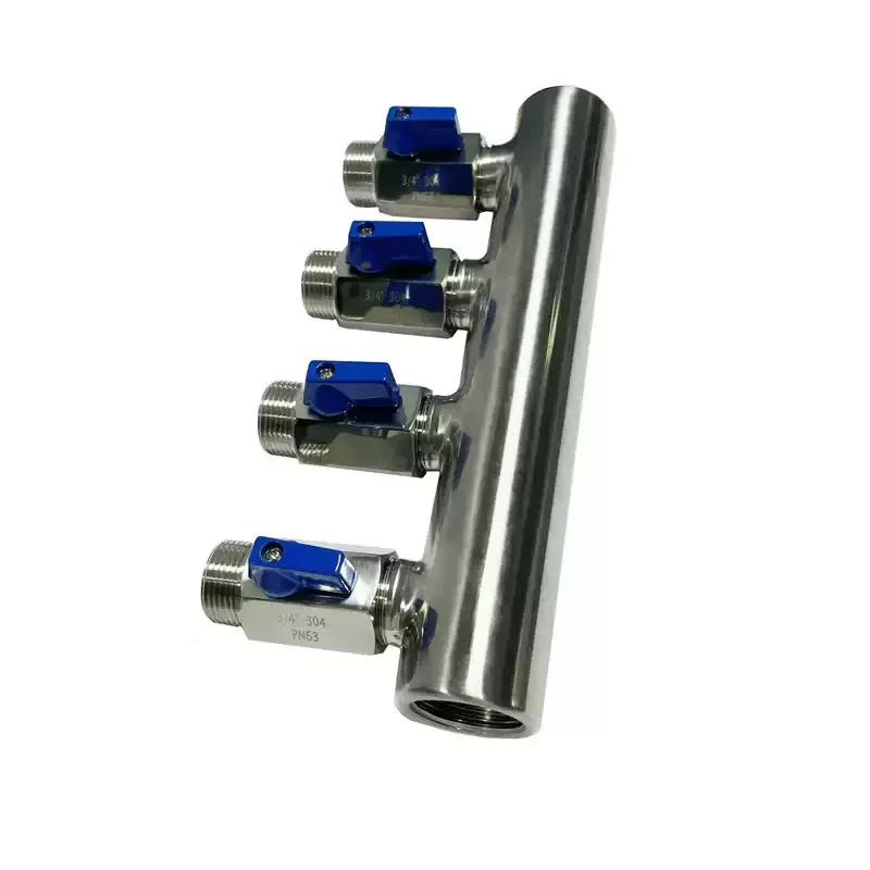 

G3/4 inner G1/2 outer 304 stainless steel ball valve switch water separator water oil and gas diverter valve water collector