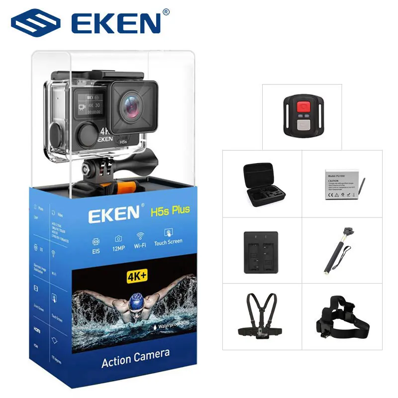 Original Waterproof Sport camera 4k video camera wifi EKEN H5s plus action camera