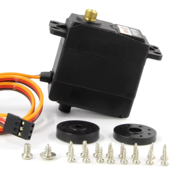 Feetech Servo 13 кг 15 кг RC Модель с металлической шестерней Цифровой стандартный сервопривод для DIY 1/8 1/10 1/12 RC Автомобиль Вертолет Самолет Робот FR5311M